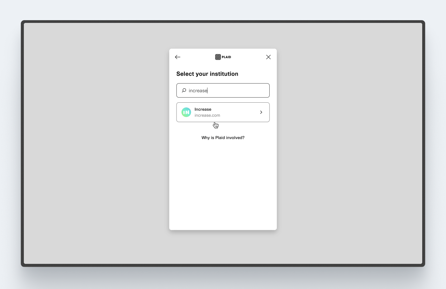 Plaid Integration Example